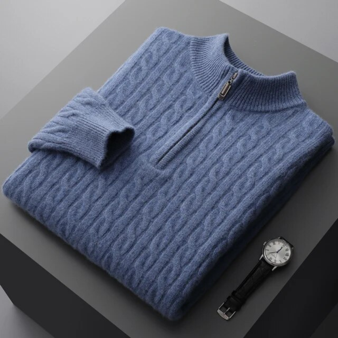 Ellis - Cashmere Half Zip