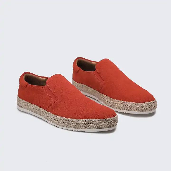 Montaigne - Silk Suede Loafers