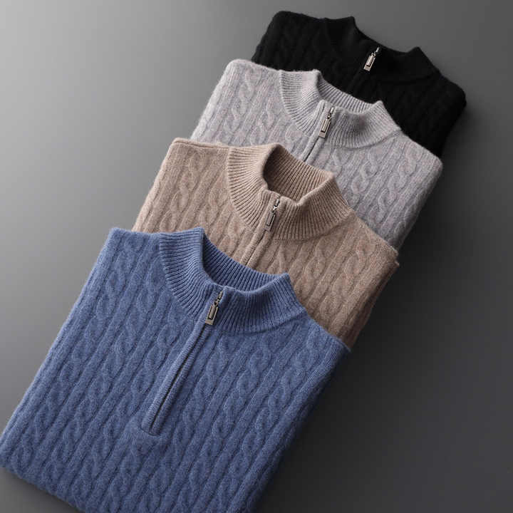 Ellis - Cashmere Half Zip