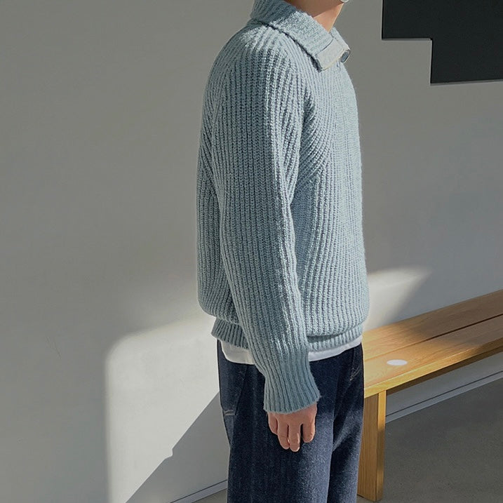 Harris - Knitted Zip-Up Sweater