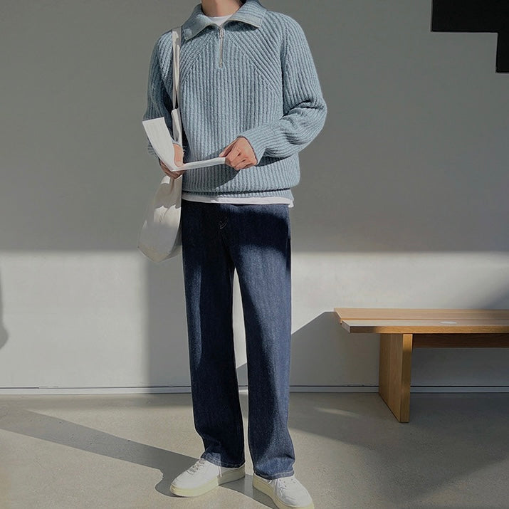 Harris - Knitted Zip-Up Sweater