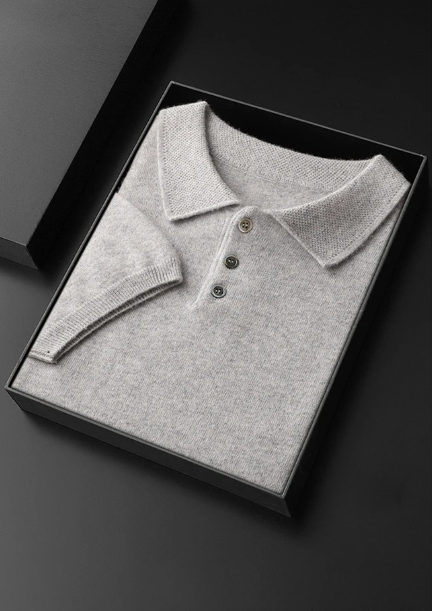Hilton – 100% Cashmere Classic Polo Shirt