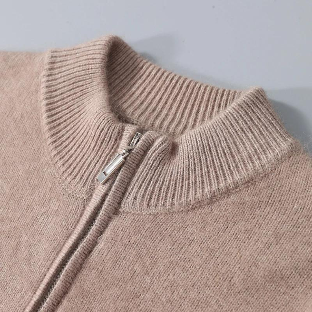Benson - Cashmere Zip Up