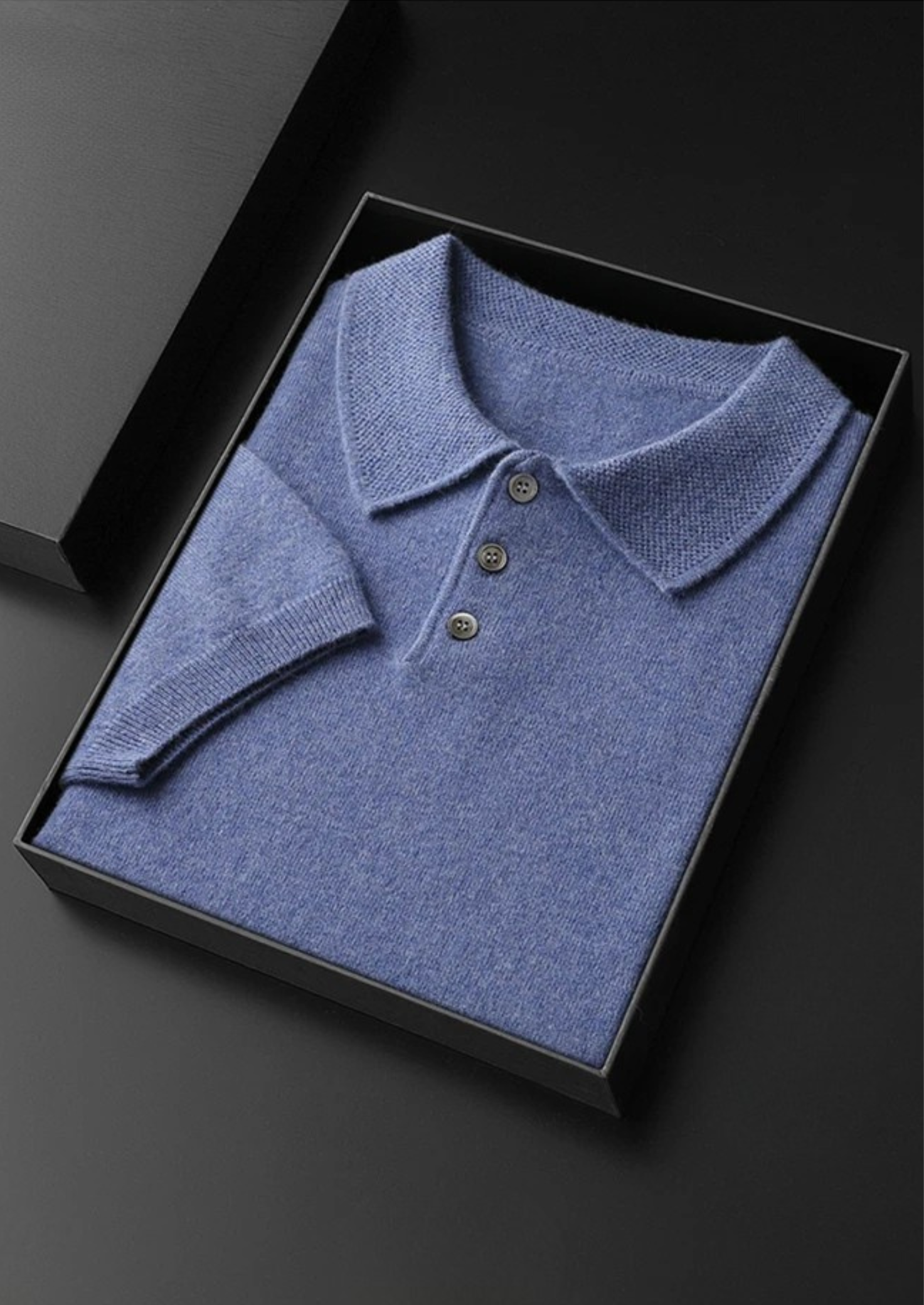 Hilton – 100% Cashmere Classic Polo Shirt