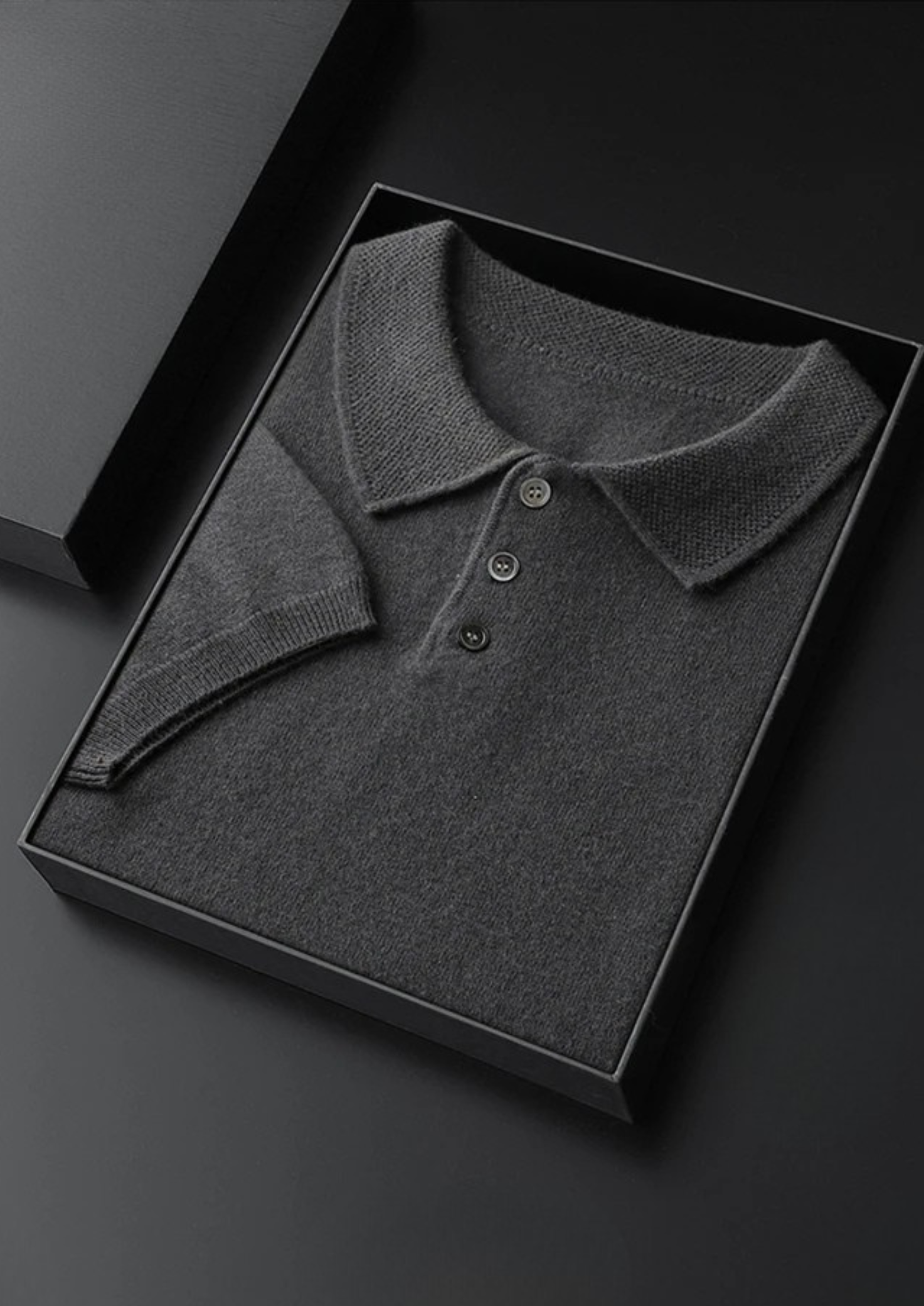 Hilton – 100% Cashmere Classic Polo Shirt