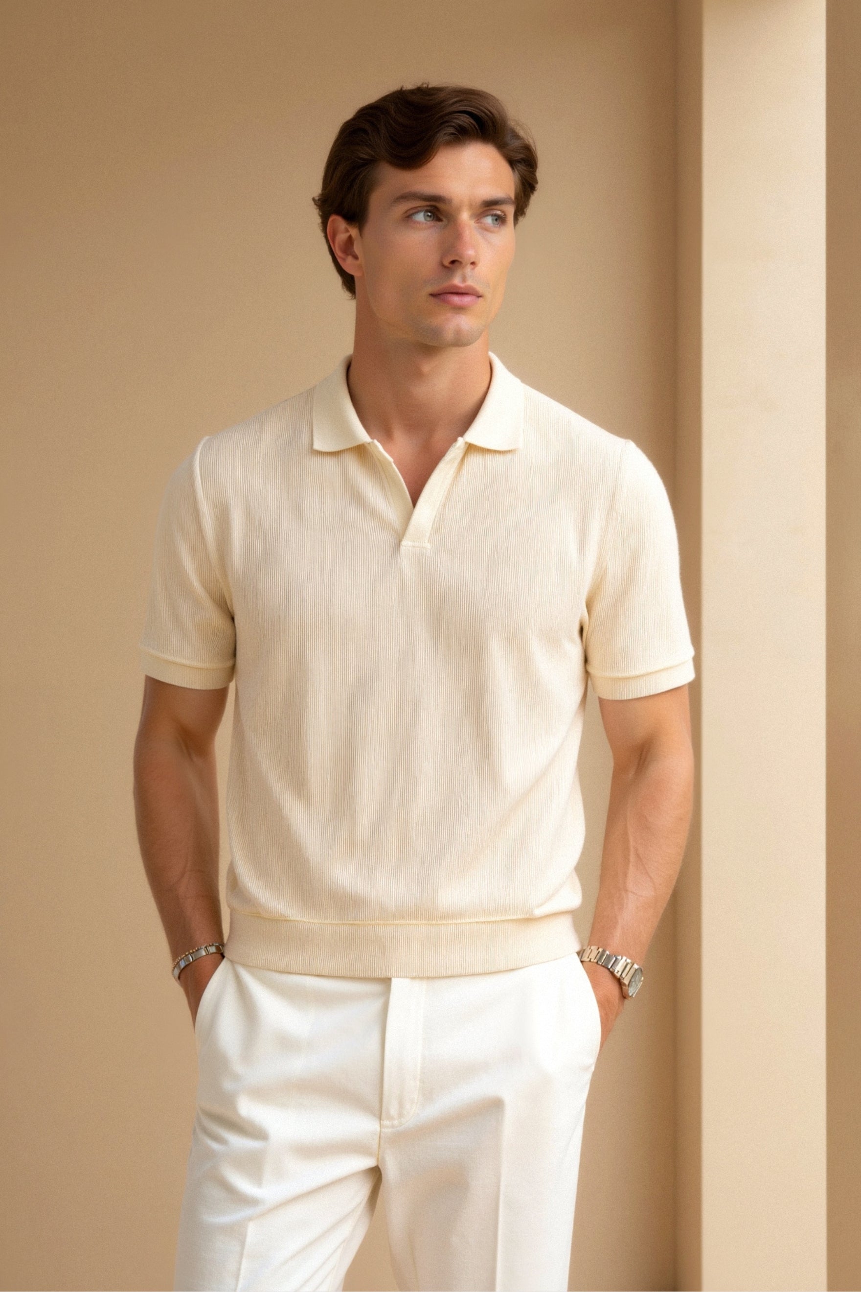 Cambridge - Woolen Structured Polo