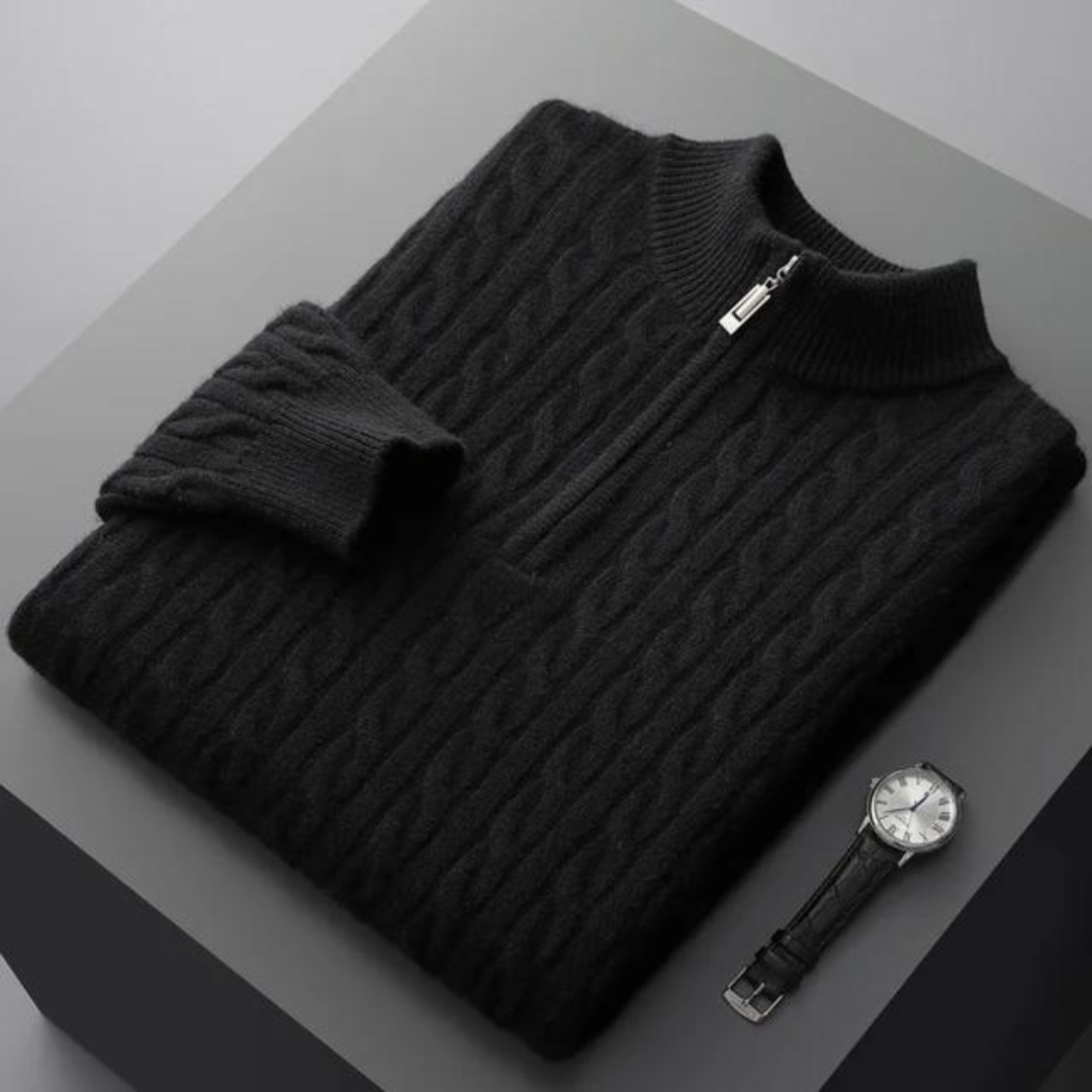 Ellis - Cashmere Half Zip