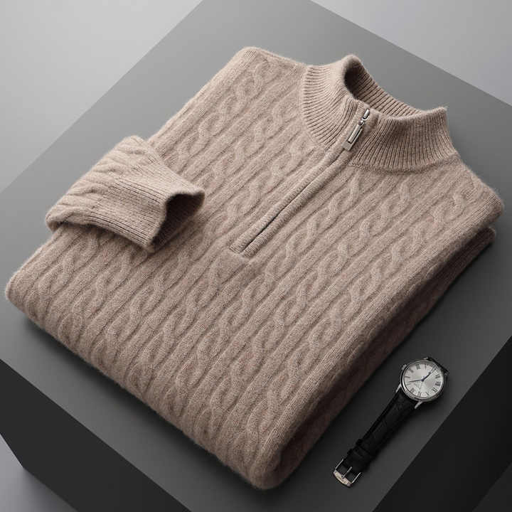 Ellis - Cashmere Half Zip