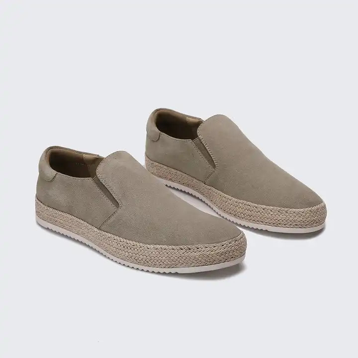 Montaigne - Silk Suede Loafers