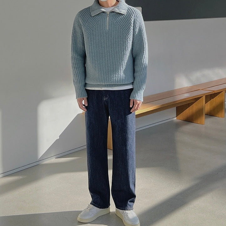Harris - Knitted Zip-Up Sweater